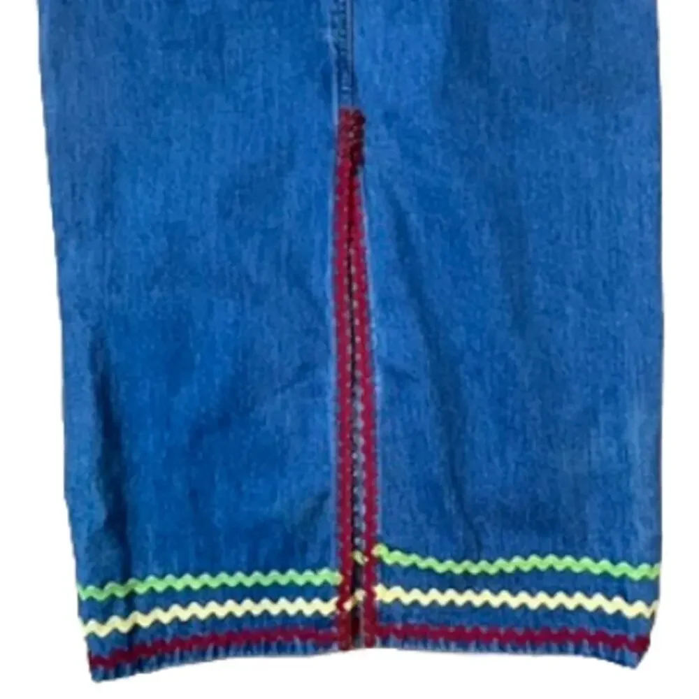 Liz Claiborne Medium Wash Jean Maxi/Midi Skirt - Size 6P